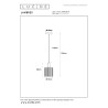 Lucide LAMBRES - Suspension - Ø 15 cm - 1xE27 - Taupe