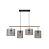 Lucide BASKETT - Suspension - 4xE27 - Noir
