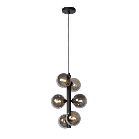 Lucide TYCHO - Suspension - Ø 25,5 cm - 6xG9 - Noir