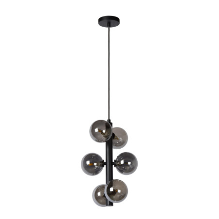 Lucide TYCHO - Suspension - Ø 25,5 cm - 6xG9 - Noir