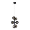 Lucide TYCHO - Suspension - Ø 25,5 cm - 6xG9 - Noir
