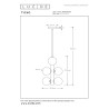 Lucide TYCHO - Suspension - Ø 25,5 cm - 6xG9 - Noir