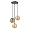 Lucide MONSARAZ - Suspension - Ø 35 cm - 3xE27 - Vert