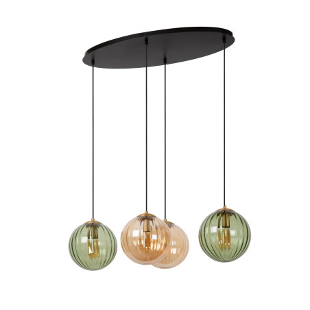 Lucide MONSARAZ - Suspension - 4xE27 - Vert