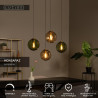 Lucide MONSARAZ - Suspension - 4xE27 - Vert