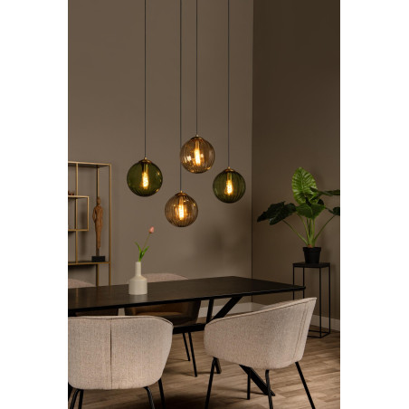 Lucide MONSARAZ - Suspension - 4xE27 - Vert