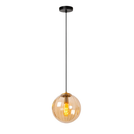 Lucide MONSARAZ - Suspension - Ø 25 cm - 1xE27 - Ambre