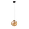 Lucide MONSARAZ - Suspension - Ø 25 cm - 1xE27 - Ambre