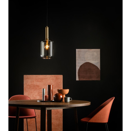 Lucide JOANET - Suspension - Ø 22 cm - 1xE27 - Fumé