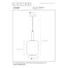 Lucide JOANET - Suspension - Ø 22 cm - 1xE27 - Fumé