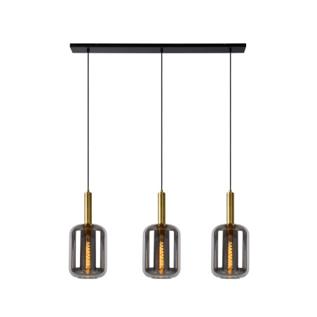 Lucide JOANET - Suspension - 3xE27 - Fumé
