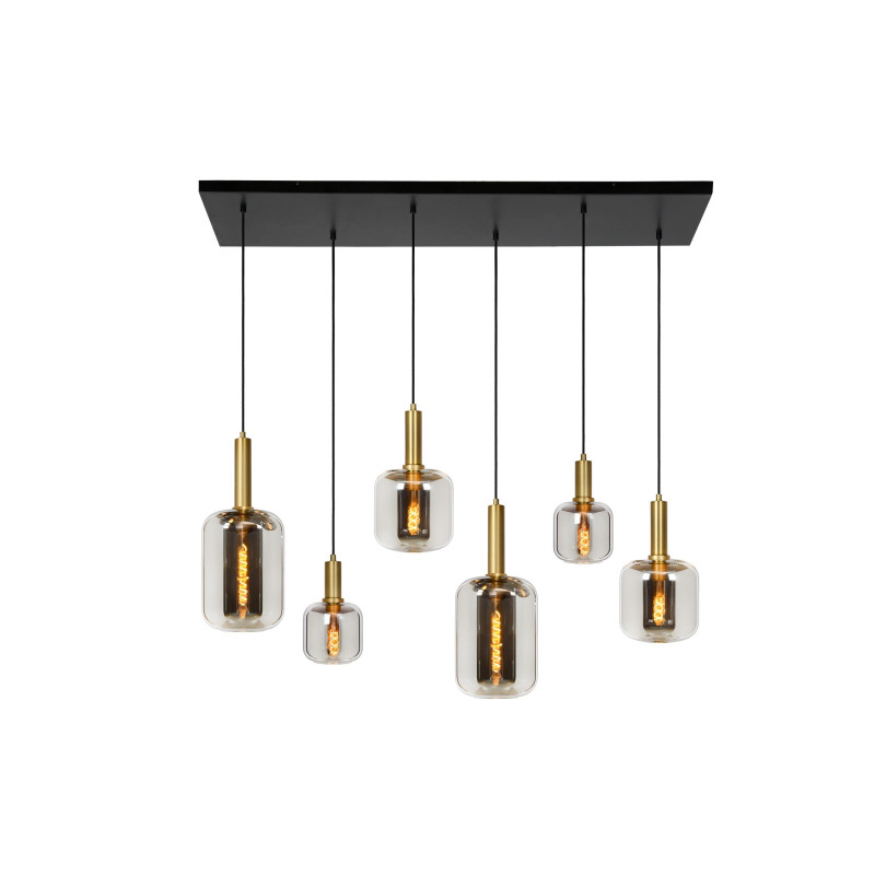 Lucide JOANET - Suspension - 2xE27 - Fumé