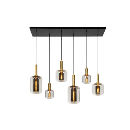 Lucide JOANET - Suspension - 2xE27 - Fumé