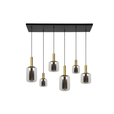 Lucide JOANET - Suspension - 2xE27 - Fumé