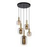 Lucide JOANET - Suspension - Ø 66 cm - 2xE27 - Fumé