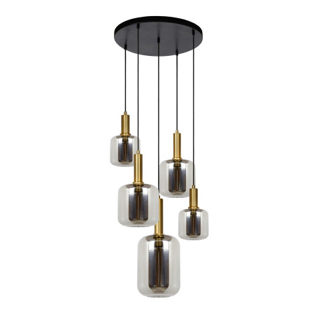 Lucide JOANET - Suspension - Ø 66 cm - 2xE27 - Fumé