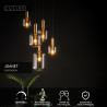 Lucide JOANET - Suspension - Ø 66 cm - 2xE27 - Fumé