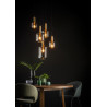 Lucide JOANET - Suspension - Ø 66 cm - 2xE27 - Fumé