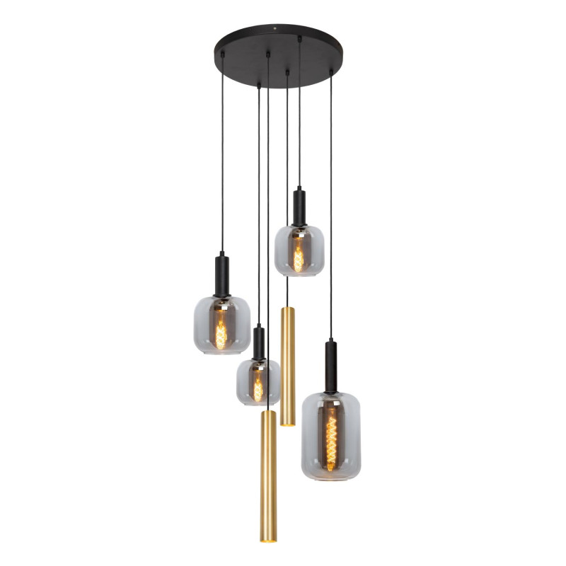 Lucide JOANET - Suspension - Ø 65 cm - 3xE27 - Laiton