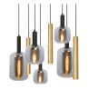 Lucide JOANET - Suspension - 4xE27 & 3xGU10 - Laiton
