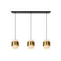 Lucide FIRMIN - Suspension - 3xE27 - Or Mat / Laiton