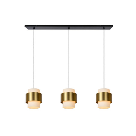 Lucide FIRMIN - Suspension - 3xE27 - Or Mat / Laiton