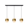 Lucide FIRMIN - Suspension - 3xE27 - Or Mat / Laiton