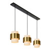 Lucide FIRMIN - Suspension - 3xE27 - Or Mat / Laiton