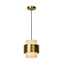 Lucide FIRMIN - Suspension - Ø 20 cm - 1xE27 - Or Mat / Laiton