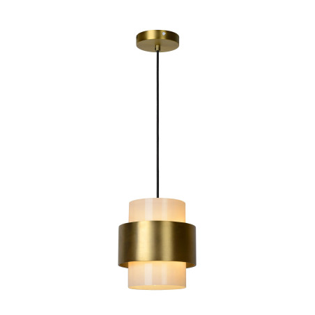 Lucide FIRMIN - Suspension - Ø 20 cm - 1xE27 - Or Mat / Laiton