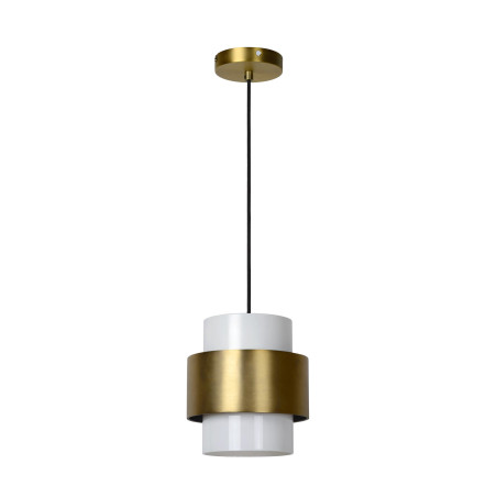 Lucide FIRMIN - Suspension - Ø 20 cm - 1xE27 - Or Mat / Laiton