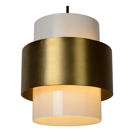 Lucide FIRMIN - Suspension - Ø 20 cm - 1xE27 - Or Mat / Laiton