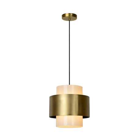Lucide FIRMIN - Suspension - Ø 30 cm - 1xE27 - Or Mat / Laiton