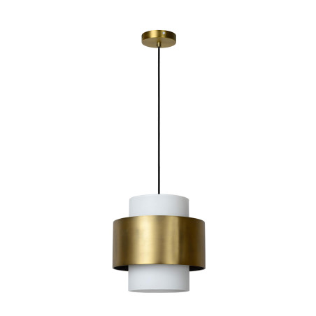 Lucide FIRMIN - Suspension - Ø 30 cm - 1xE27 - Or Mat / Laiton