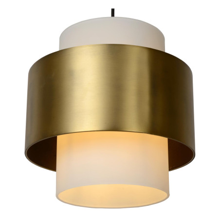 Lucide FIRMIN - Suspension - Ø 30 cm - 1xE27 - Or Mat / Laiton