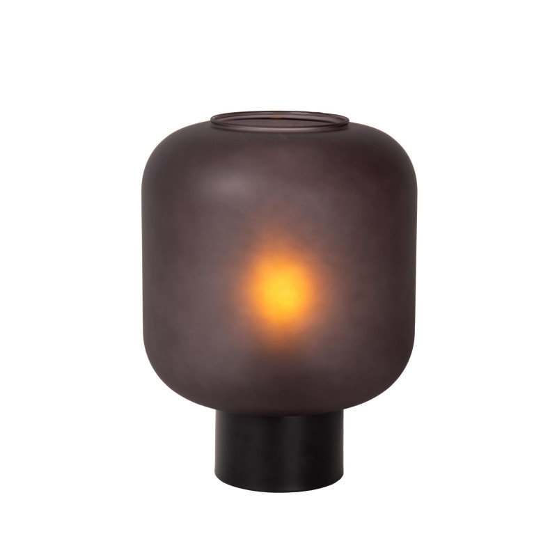 Lucide ELOISE - Lampe de table - Ø 21 cm - 1xE27 - Noir