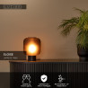 Lucide ELOISE - Lampe de table - Ø 21 cm - 1xE27 - Noir