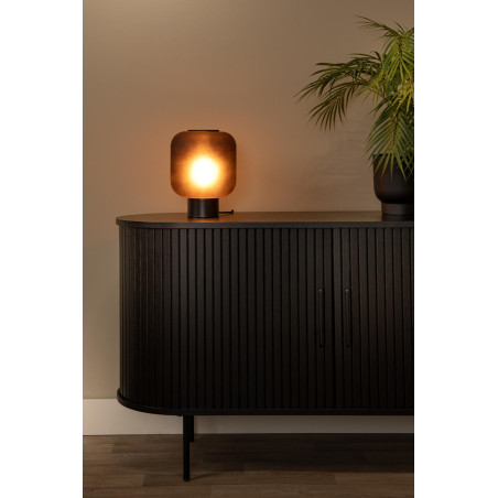 Lucide ELOISE - Lampe de table - Ø 21 cm - 1xE27 - Noir