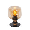 Lucide ILONA - Lampe de table - Ø 18 cm - 1xE27 - Ambre