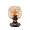 Lucide ILONA - Lampe de table - Ø 18 cm - 1xE27 - Ambre