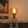 Lucide ILONA - Lampe de table - Ø 18 cm - 1xE27 - Ambre