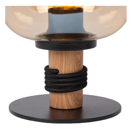 Lucide ILONA - Lampe de table - Ø 18 cm - 1xE27 - Ambre