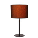 Lucide MAYA - Lampe de table - Ø 26 cm - 1xE27 - Noir
