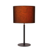 Lucide MAYA - Lampe de table - Ø 26 cm - 1xE27 - Noir