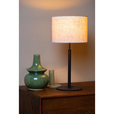 Lucide MAYA - Lampe de table - Ø 26 cm - 1xE27 - Crème