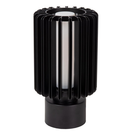 Lucide LAMBRES - Lampe de table - Ø 15 cm - 1xE27 - Noir