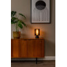 Lucide LAMBRES - Lampe de table - Ø 15 cm - 1xE27 - Noir