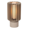 Lucide LAMBRES - Lampe de table - Ø 15 cm - 1xE27 - Taupe