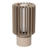 Lucide LAMBRES - Lampe de table - Ø 15 cm - 1xE27 - Taupe
