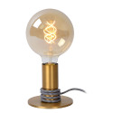 Lucide MARIT - Lampe de table - 1xE27 - Or Mat / Laiton